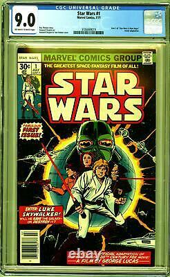 STAR WARS #1 (1977 Marvel) CGC 9.0 VF/NM A New Hope Part One first print