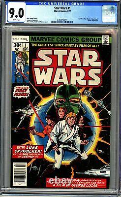 STAR WARS #1 (1977 Marvel) CGC 9.0 VF/NM A New Hope Part One first print