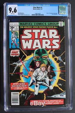 STAR WARS #1 1st Print Luke Leia Darth Vader Marvel comic 1977 Pre-Film CGC 9.6