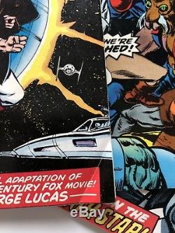 STAR WARS #1 2 3 4 5 6 Marvel Comics 1977 Lot, 1st Printing, F/F+