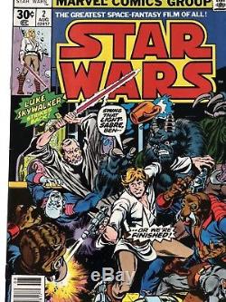 STAR WARS #1 2 3 4 5 6 Marvel Comics 1977 Lot, 1st Printing, F/F+