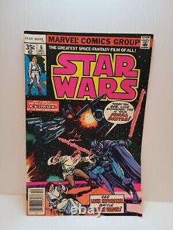 STAR WARS 1,3,4,5,6 Marvel 1977 Comic Books Original Prints