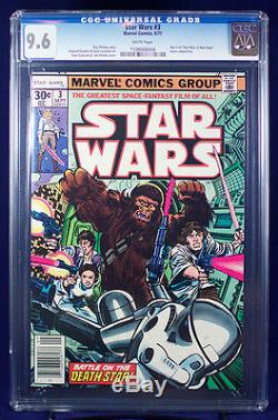 STAR WARS #1-6 A NEW HOPE Marvel 1977 Movie Adaptation ALL graded CGC 9.6 NM+