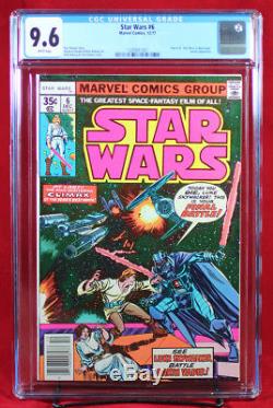 STAR WARS #1-6 A NEW HOPE Marvel 1977 Movie Adaptation ALL graded CGC 9.6 NM+
