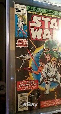 STAR WARS #1 7/77 (Jul 1977, MARVEL) CGC 9.6 WHITE PAGES STAR WARS A NEW HOPE