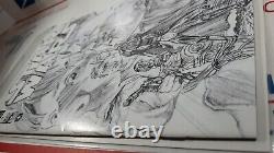 STAR WARS #1 ALEX ROSS SKETCH VARIANT NM- DARK HORSE COMICS 2013 B&W New Hope