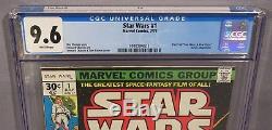 STAR WARS #1 (A New Hope movie adaptation) CGC 9.6 NM+ Marvel Comics 1977 cbcs