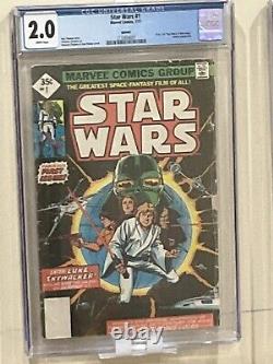 STAR WARS #1 CGC 2 (1977) 1st printing Marvel 7/77