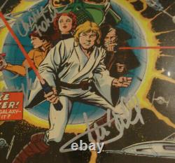 STAR WARS #1. CGC 8.0 SS 6x Signed? CARRIE FISHER, MARK HAMILL, MAYHEW +3.1977