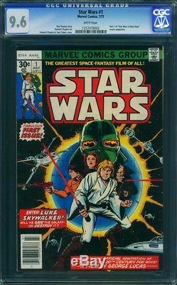 STAR WARS #1 CGC 9.6 1977 A NEW HOPE WHITE PAGES 1st ISSUE KEY
