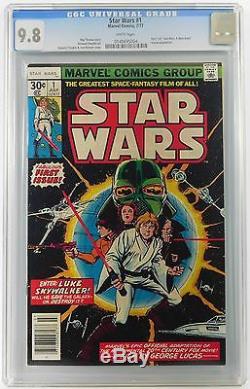 Star Wars #1 Cgc 9.8 Nm+ (july 1977, Marvel) 1st Print No Reserve