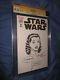 Star Wars #1 Cgc 9.8 Ss Signed/original Art Sketch Amanda Connercarrie Fisher