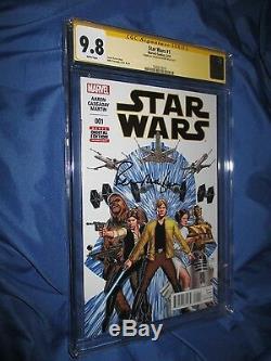 STAR WARS #1 CGC 9.8 SS Signed Peter Mayhew (MARVEL COMICS/CHEWBACCA)