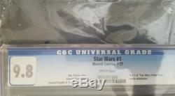 STAR WARS # 1 CGC 9.8! WHITE PAGES! First Print Original 1977 Marvel series