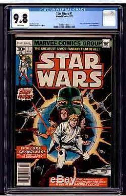 STAR WARS #1 CGC 9.8 WP Marvel Comics 7/77 Darth Vader Episode VII