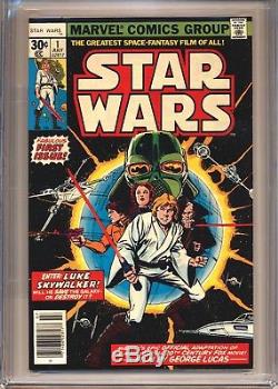 STAR WARS #1 CGC 9.8, White Pages! Marvel Comics 1977 Universal Highest Grade
