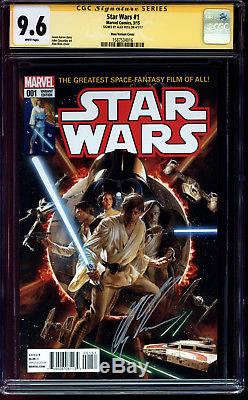 STAR WARS #1 CGC SS 9.6 Signed by ALEX ROSS RETAILER VARIANT