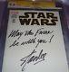 Star Wars 1 Cgc Ss 9.8 Signed & Inscribed By Stan Lee May The Force Be With You