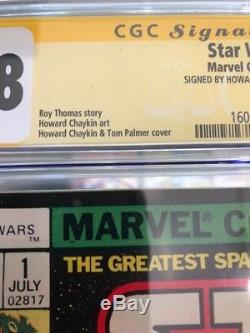 STAR WARS #1 CGC Signature Series Howard Chaykin 9.8 1ST PRINT Marvel