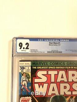STAR WARS #1 Comic Book 1977- First Print WHITE PAGES 9.2 Just received from CGC