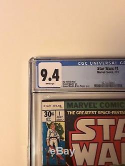 STAR WARS #1 Comic Book 1977- First Print WHITE PAGES 9.4 Just received from CGC