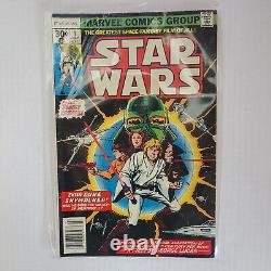 STAR WARS #1 First Print Newstand Edition Marvel Comics, 1977 Luke Skywalker