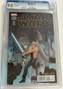 STAR WARS #1 Hot Topic Edition /Variant Cover CGC 9.8 Marvel