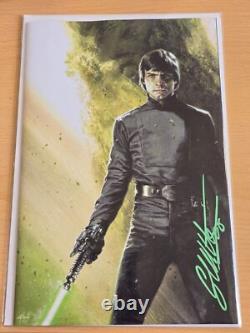 STAR WARS #1 MARVEL 2025 1100 GABRIELE DELL'OTTO VIRGIN VARIANT SIGNED WithCOA NM