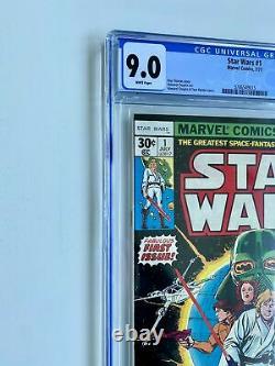 STAR WARS #1 MARVEL COMICS 1977 Original 1st Print CGC GRADED 9.0 MINT