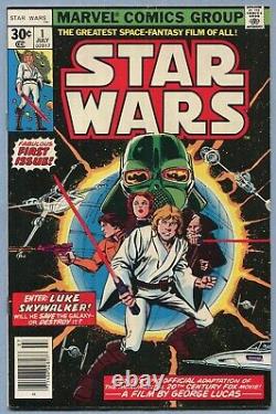 STAR WARS #1 (Marvel July 1977) 1st printing HI-GRADE VF+ WithOW pages READ