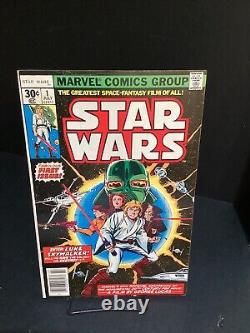 STAR WARS #1 (Newsstand, 1977, 1st Luke, Vader, etc, Marvel Comics)