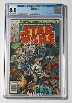 STAR WARS #2 (Marvel) 8/77? CGC 8.0? 1st Han Solo & Chewbacca Newly Graded