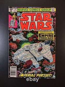 STAR WARS #39 40 41 42 43 Empire Strikes Back (lot of 5) Marvel Comics 1980-1981