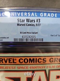 STAR WARS #3 35 Cent Variant CGC 6.5 1977 RARE