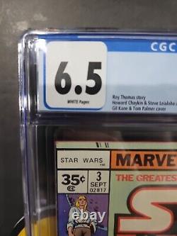 STAR WARS #3 35 Cent Variant CGC 6.5 1977 RARE