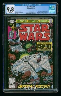 STAR WARS #41 (1980) CGC 9.8 1st APPEARANCE YODA WHITE PAGES