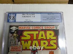 STAR WARS # 42 9.8 pgx boba fett not cgc