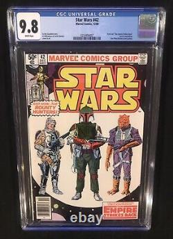 STAR WARS # 42 CGC 9.8 WHITE PAGES 1980 Rare NEWSSTAND UPC Edition