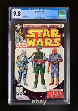 STAR WARS #42 CGC 9.8 -WHITE PAGES- 1st App Boba Fett EXCELLENT Registration