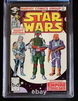 STAR WARS #42 CGC 9.8 -WHITE PAGES- 1st App Boba Fett EXCELLENT Registration