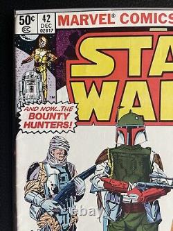 STAR WARS # 42 Comic 1st Appearance BOBA FETT MARVEL 1980 KEY