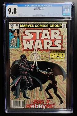 STAR WARS #44 CGC 9.8 WHITE PAGES NEWSSTAND EDITION 1st App. Of SLAVE-1