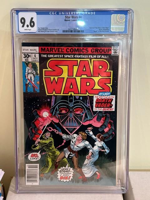 Star Wars 4 Ggc 9.6 White Pages Death Of Obi-wan Kenobi
