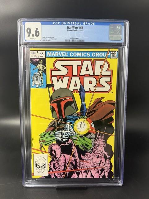 Star Wars #68 Cgc 9.6 Boba Fett Big Key? 1983 Marvel Iconic Cover Marvel
