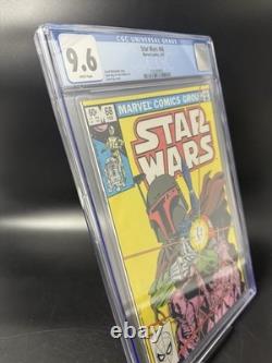 STAR WARS #68 CGC 9.6 BOBA FETT Big KEY? 1983 Marvel Iconic Cover Marvel STAR WARS #68 CGC 9.6 BOBA FETT Big KEY? 1983 Marvel Iconic Cover Marvel