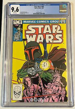 STAR WARS #68 CGC 9.6 WHITE PAGES 1st Planet Mandalore Marvel 1983