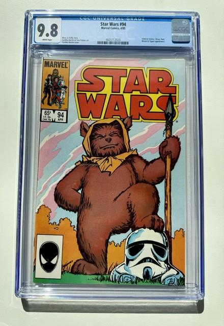 Star Wars #94 Cgc 9.8 Ewok Cover Marvel Comics Martin 1985