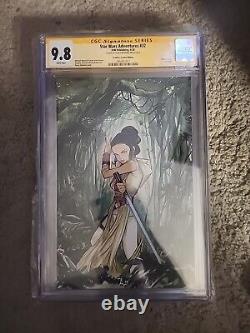 STAR WARS ADVENTURES #32 CGC 9.8 Signed By Peach MOMOKO REY VIRGIN VARIANT IDW STAR WARS ADVENTURES #32 CGC 9.8 Signed By Peach MOMOKO REY VIRGIN VARIANT IDW