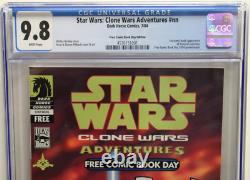 STAR WARS CLONE WARS ADVENTURES FCBD CGC 9.8 1st App General Grievous! 2004 KEY STAR WARS CLONE WARS ADVENTURES FCBD CGC 9.8 1st App General Grievous! 2004 KEY