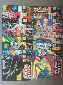STAR WARS COMICS Issue 1 -115 ORIGINAL 1977 COMICS (MARVEL) Complete Collection